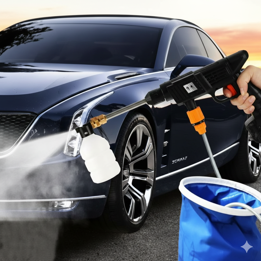 Car Washer Gun – High Pressure Water Spray Cleaning Tool for Cars & Outdoor Surfaces
