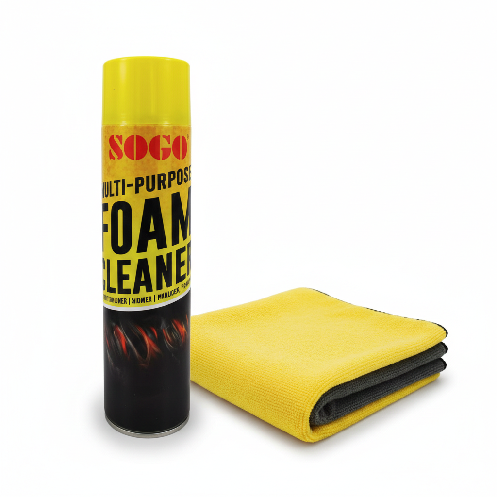 Multi Purpose Foam Cleaner – Powerful Stain Removal & Shine Formula for Home & Car