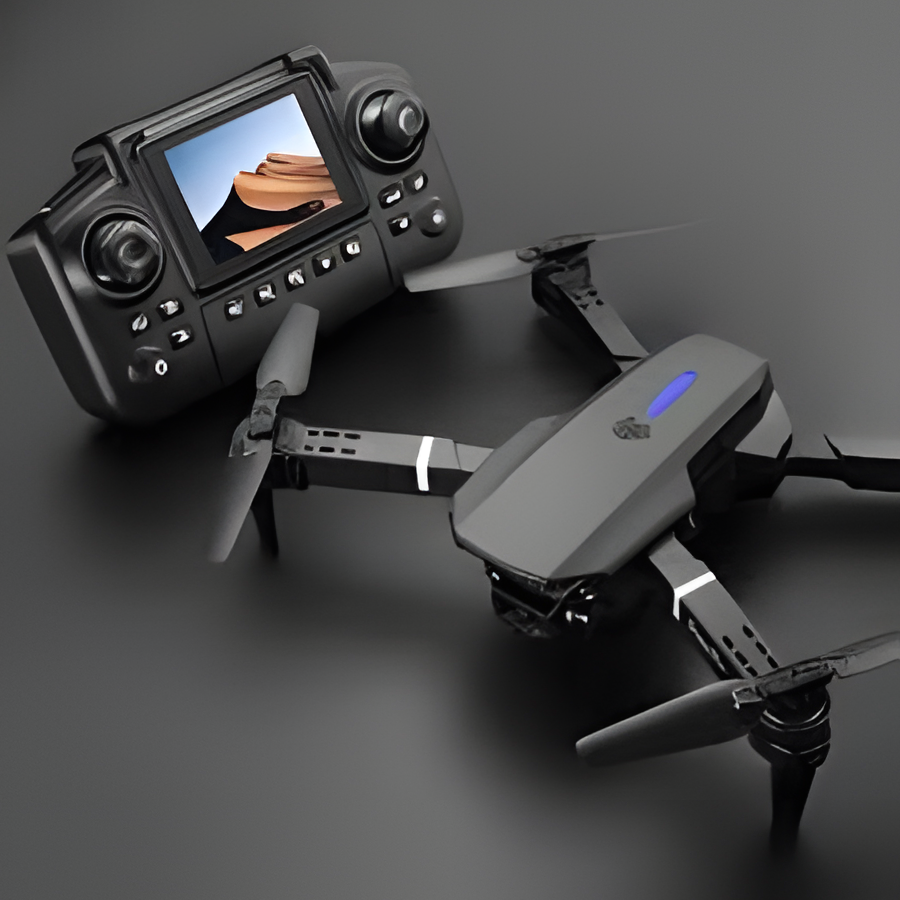 E88 Drone with HD Camera – Foldable WiFi FPV Quadcopter with Altitude Hold