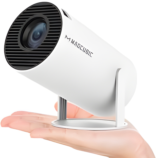 4K Mini Projector – Ultra HD Smart Home Theater Projector with Portable Design