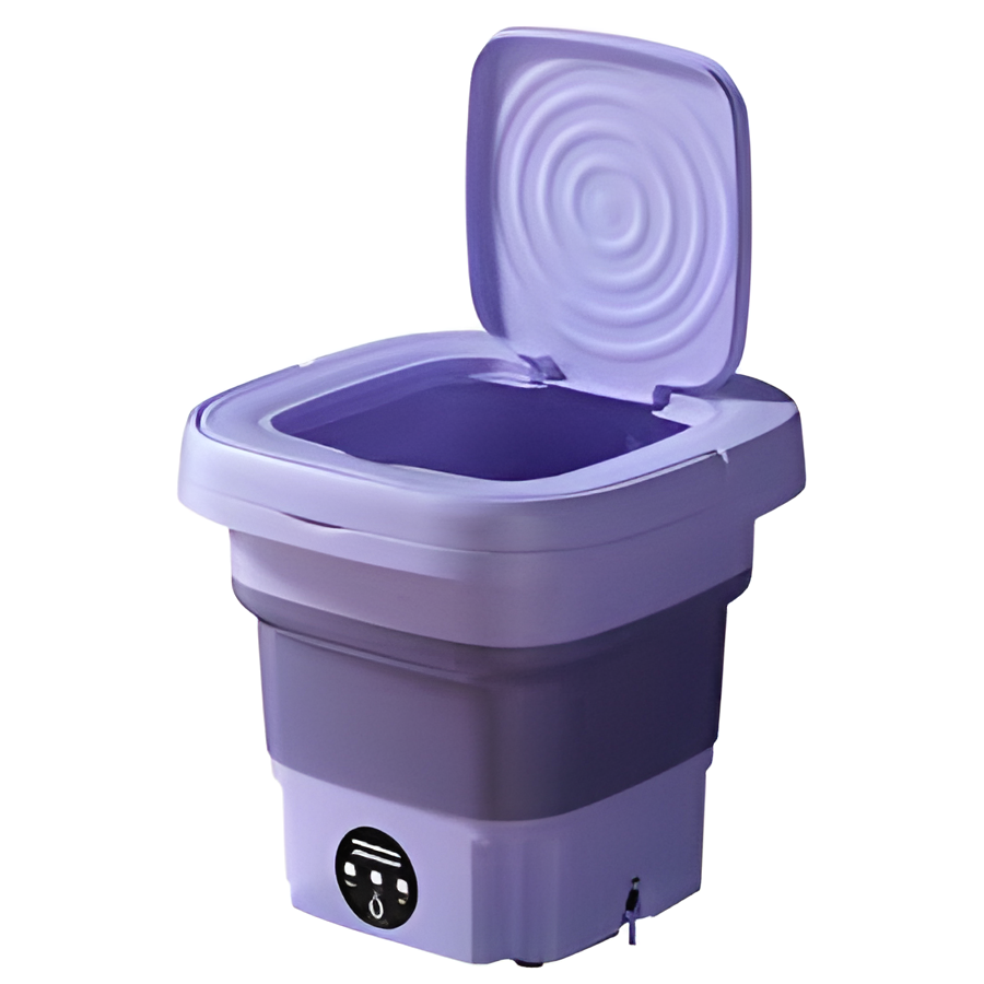Folding Portable Washing Machine – Mini Compact Washer for Clothes, Baby Items & Travel