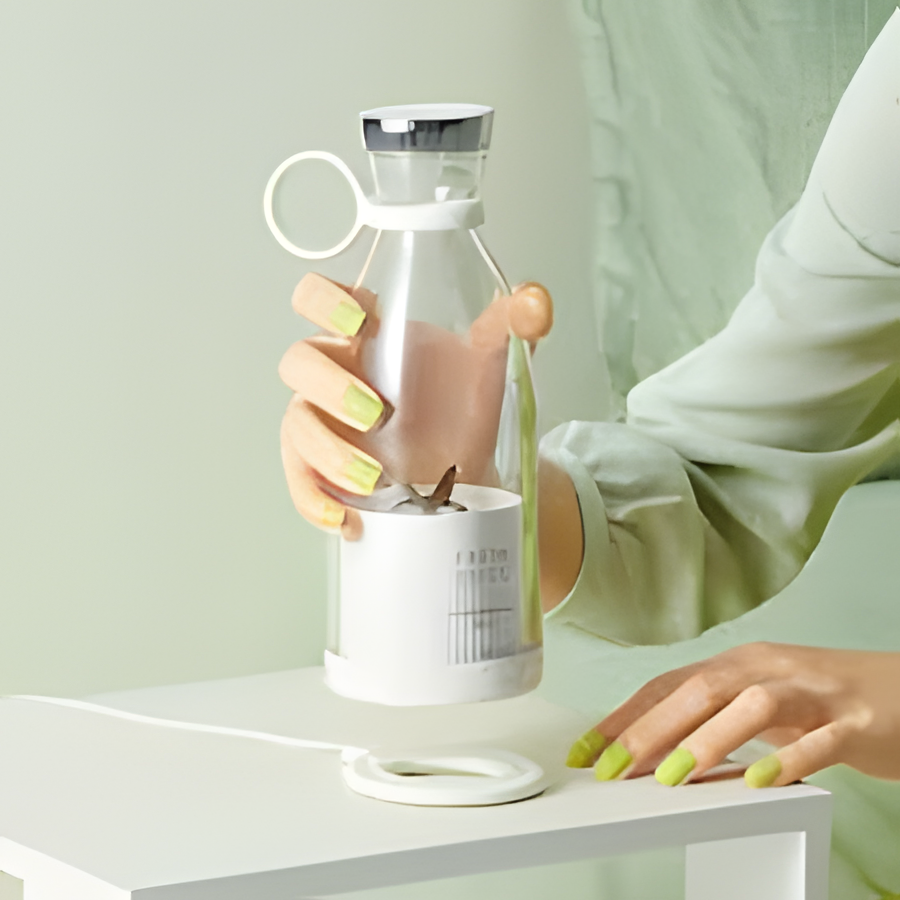 Portable Mini Juicer Blender – USB Rechargeable Multifunction Electric Smoothie Maker