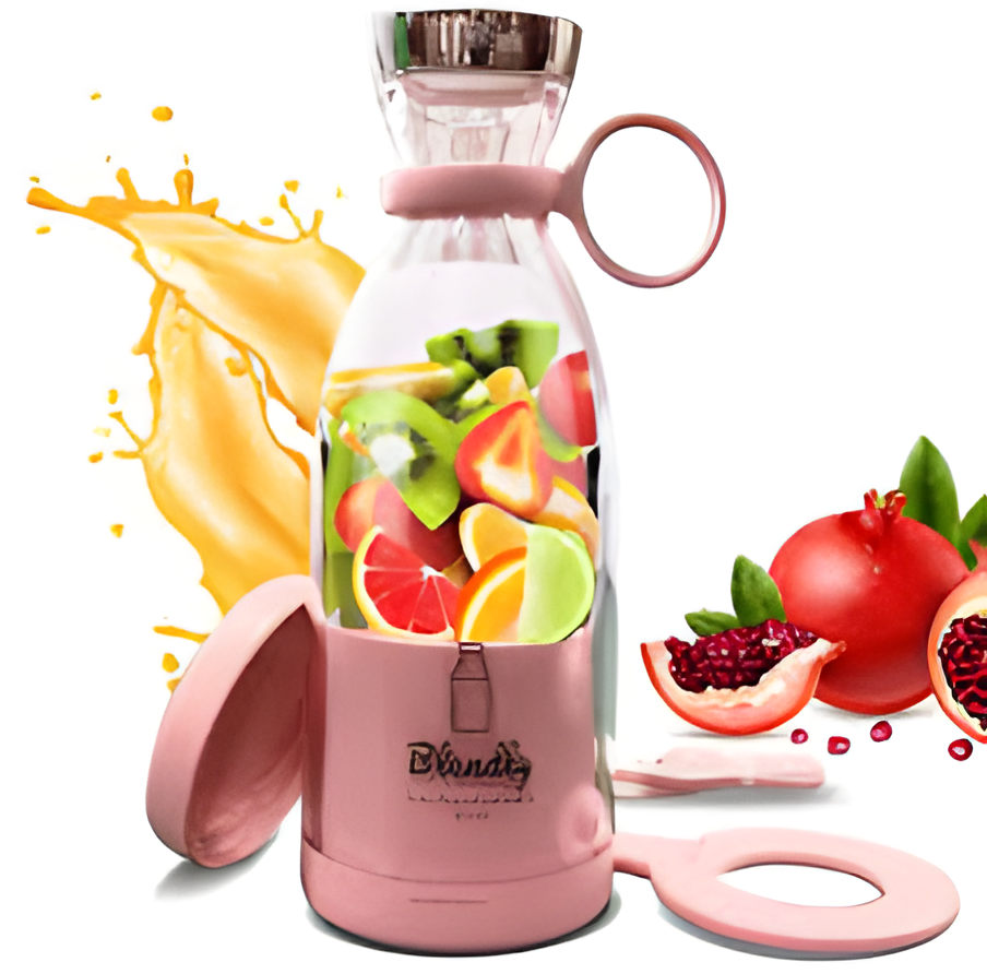 Portable Mini Juicer Blender – USB Rechargeable Multifunction Electric Smoothie Maker