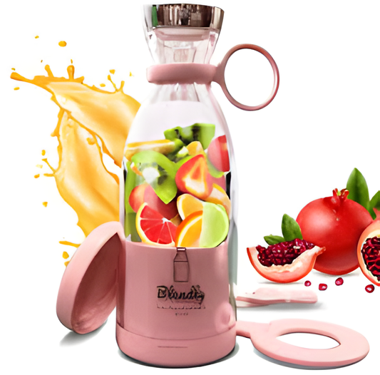 Portable Mini Juicer Blender – USB Rechargeable Multifunction Electric Smoothie Maker