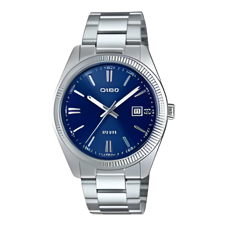 Round Dial Digital Watch – Classic Design with Comfortable Strap